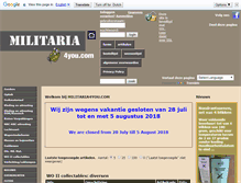 Tablet Screenshot of militaria4you.com
